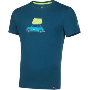 La Sportiva Cinquecento T-Shirt M Storm Blue/Lime Punch L Tričko