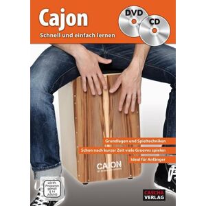 Cascha Cajon - Fast and easy way to learn (with CD and DVD) Noty