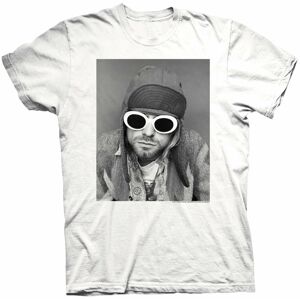 Kurt Cobain Tričko Sunglasses Bílá L