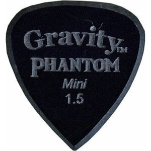 Gravity Picks Classic Pointed Mini 1.5mm Master Finish Phantom