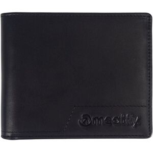 Meatfly Eliot Premium Leather Wallet Black Peněženka