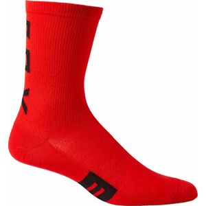 FOX Flexair Merino 6" Sock Fluorescent Red S/M Cyklo ponožky