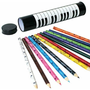 Music Sales 12 Colour Pencils Tužka Bílá-Černá