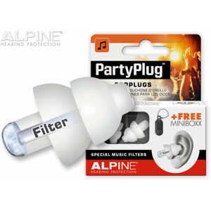 Alpine Party Plug Chrániče sluchu Bílá