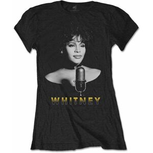 Whitney Houston Tričko Black & White Photo Černá L