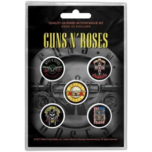 Guns N' Roses Bullet Logo Odznak Multi