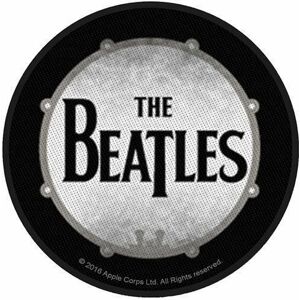 The Beatles Vintage Drum Nášivka Černá