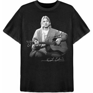 Kurt Cobain Tričko Guitar 2XL Černá