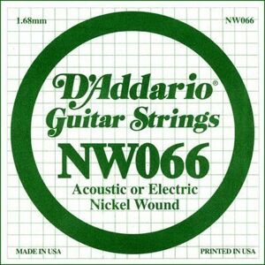 D'Addario Single XL 066 Samostatná struna pro kytaru