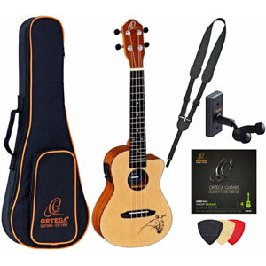 Ortega RU5CE Deluxe SET Koncertní ukulele Natural