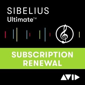 AVID Sibelius Ultimate 1Y Subscription (Renewal) (Digitální produkt)