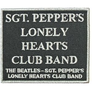 The Beatles Sgt. Pepper's…. Nášivka Černá