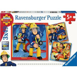 Ravensburger Puzzle Hasič Sam zachraňuje 3 x 49 dílů