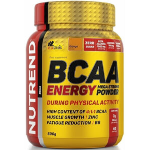 NUTREND BCAA Energy Mega Strong Powder Pomeranč 500 g