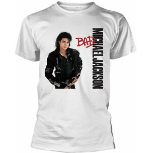 Michael Jackson Tričko Bad White S
