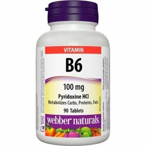 Webber Naturals Vitamin B6 Tablety