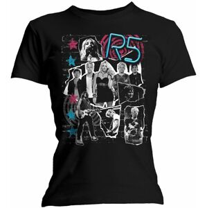 R5 Tričko Grunge Collage M Černá