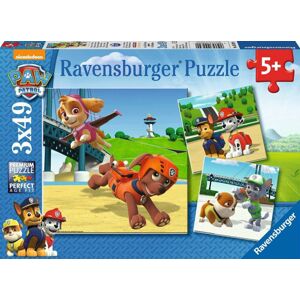 Ravensburger Puzzle Tým psů Tlapkové patroly 3 x 49 dílů