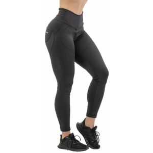 Nebbia High Waist & Lifting Effect Bubble Butt Pants Black XS Fitness kalhoty