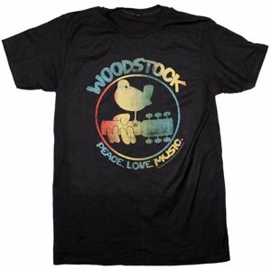 Woodstock Tričko Colorful Logo Černá XL