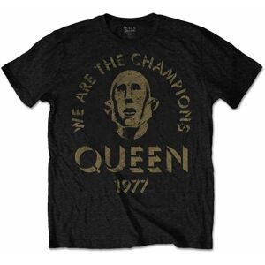 Queen Tričko We Are The Champions Black L
