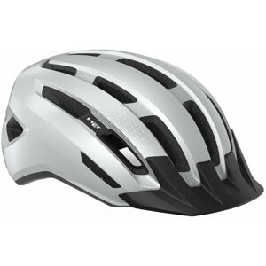 MET Downtown White/Glossy S/M (52-58 cm) Cyklistická helma