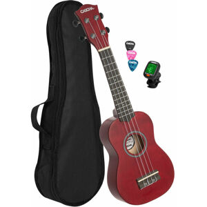 Cascha HH 3970 EN Sopránové ukulele Red