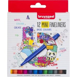Bruynzeel Fineliner Mini 12 Multicolour