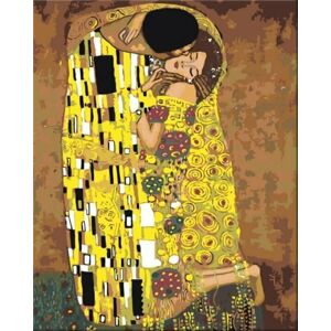 Zuty Malování podle čísel Polibek (Gustav Klimt)