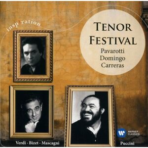 Luciano Pavarotti Inspiration: Tenor Festival: Pavarotti, Domingo, Carreras Hudební CD