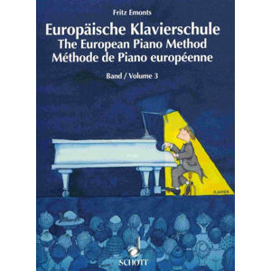 Fritz Emonts Európska klavírna škola 3 Noty