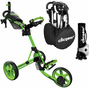 Clicgear Model 4.0 Deluxe SET Matt Lime Manuální golfové vozíky