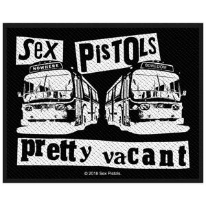 Sex Pistols Pretty Vacant (Retail Pack) Nášivka Černá