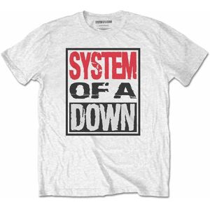 System of a Down Tričko Triple Stack Box S Bílá
