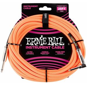 Ernie Ball P06067 Oranžová 7,5 m Rovný - Lomený