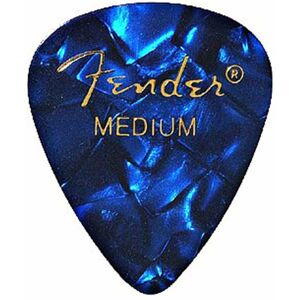Fender 351 Shape Premium Pick Medium Blue Moto