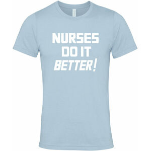 Robert Plant Tričko Nurses Do It Better Unisex Blue 2XL