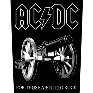 AC/DC For Those About To Rock Nášivka Černá