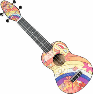 Ortega K2-68-L Sopránové ukulele Peace 68