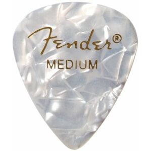 Fender 351 Shape Premium Pick Medium White Moto