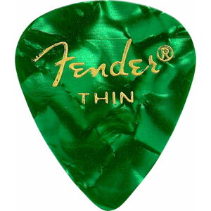 Fender 351 Shape Premium Pick Thin Green Moto
