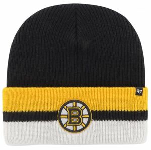 Boston Bruins Split Cuff Knit Black UNI Hokejová čepice