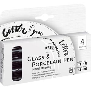 Kreul Glass & Porcelain Pen Handlettering Sada barev na sklo