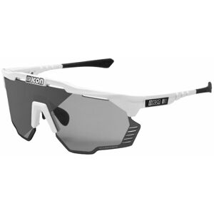 SCICON Aeroshade Kunken White Gloss/SCNPP Photochromic Silver Cyklistické brýle
