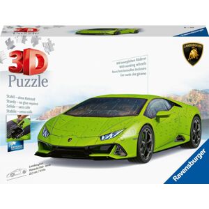 Ravensburger 3D Puzzle Lamborghini Huracan Evo zelené 108 dílků