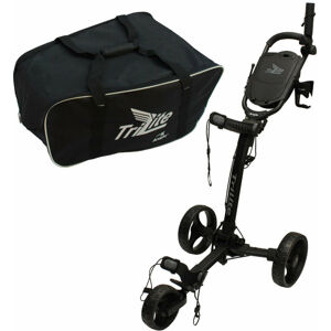 Axglo TriLite 3-Wheel SET Black/Black Manuální golfové vozíky