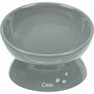 Trixie Ergonomic Ceramic Bowl XXL Miska pro kočky Grey 350 ml 17 cm