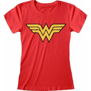 DC Wonder Woman Tričko Logo Červená M