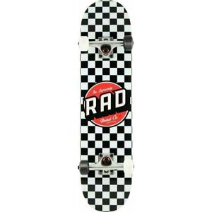 RAD Checkers 6,75'' Skateboard Complete Black