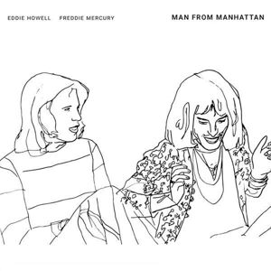 Eddie Howell & Freddie Mercury - Man From Manhattan (White Coloured) (LP)